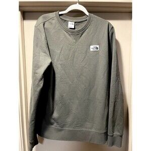 Mens Northface Crewneck Sweatshirt Green size L